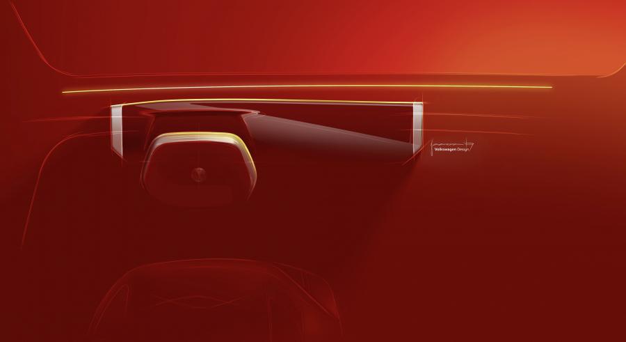 Эскиз Volkswagen I.D. Roomzz 2019 года  (фото 43 из 52)